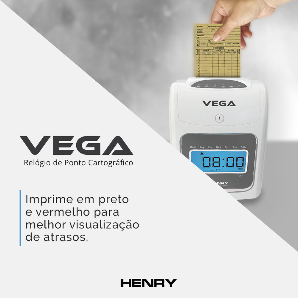 Relógio de Ponto Cartográfico Henry Vega