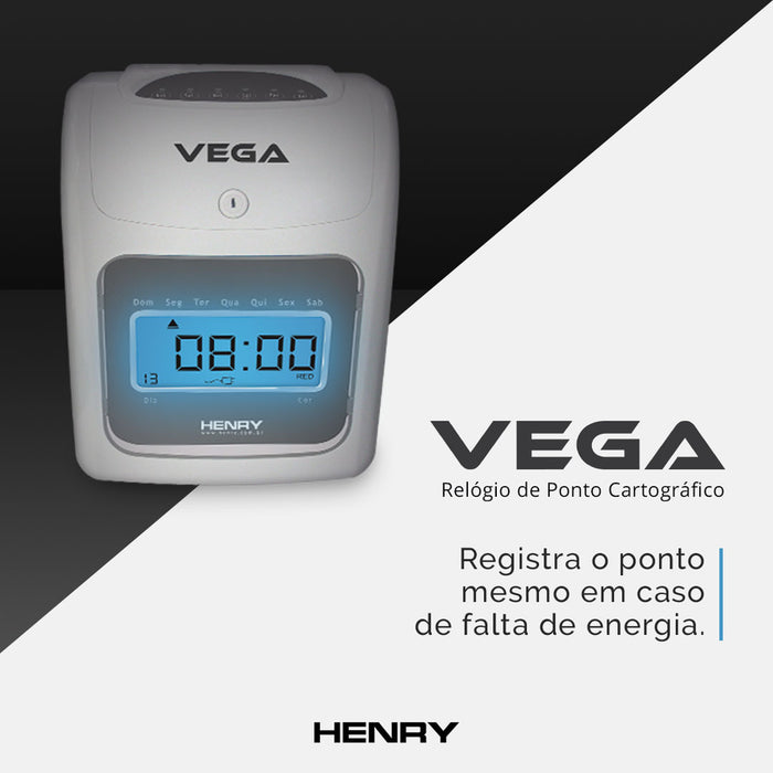 Relógio de Ponto Cartográfico Henry Vega