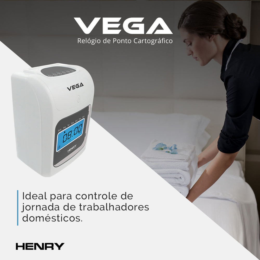 Relógio de Ponto Cartográfico Henry Vega
